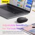 Baseus F01B Tri-Mode Wireless Mouse | Lightweight, Silent Buttons DPI-800/1000/1600 - Gray